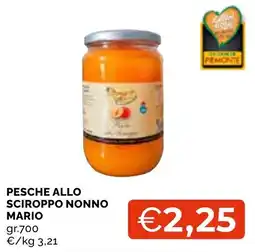 Mercatò Local Pesche allo sciroppo nonno mario offerta