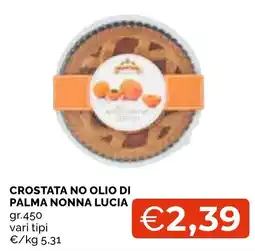 Mercatò Local Crostata no olio di palma nonna lucia offerta