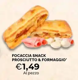 Mercatò Local Focaccia snack prosciutto & formaggio offerta