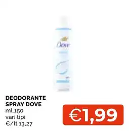 Mercatò Local Deodorante spray Dove offerta