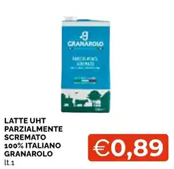 Mercatò Local Latte UHT parzialmente scremato 100% italiano Granarolo offerta