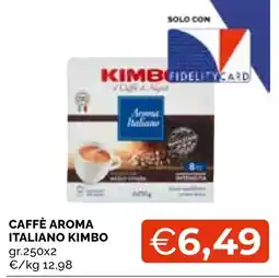 Mercatò Local Caffè aroma italiano Kimbo offerta