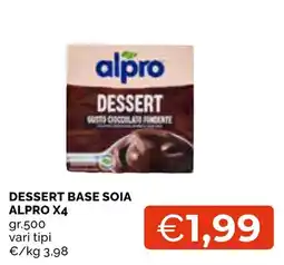 Mercatò Local Dessert base soia Alpro offerta
