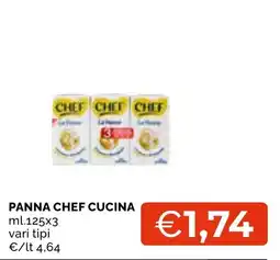 Mercatò Local Panna chef cucina offerta