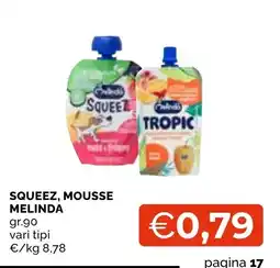 Mercatò Local Squeeze, mousse Melinda offerta