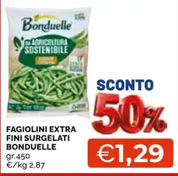 Mercatò Local Fagiolini extra fini surgelati Bonduelle offerta