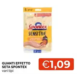 Mercatò Local Guanti effetto seta Spontex offerta