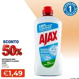 Mercatò Local Detersivo per pavimenti classic Ajax offerta