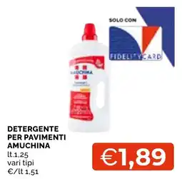 Mercatò Local Detergente per pavimenti Amuchina offerta