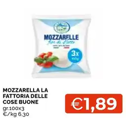 Mercatò Local Mozzarella la fattoria delle cose buone offerta