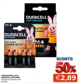 Mercatò Local Duracell Optimum offerta