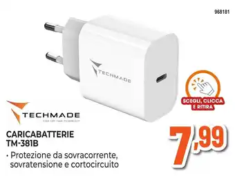 Caricabatterie Techmade