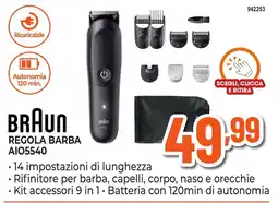 Expert Di Lella Braun regola barba AIO5540 offerta