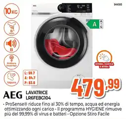 Expert Di Lella AEG Lavatrice LR6FEBG104 offerta