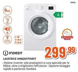Expert Di Lella Indesit Lavatrice IM962MYTIMEIT offerta