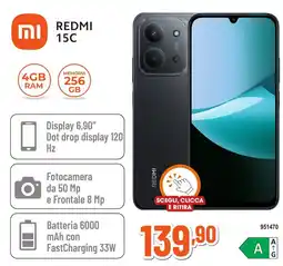Expert Di Lella Redmi 15C offerta