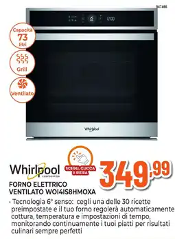 Expert Di Lella Forno elettrico ventilato Whirlpool offerta