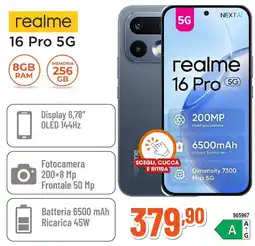 Expert Di Lella realme 16 Pro 5G offerta