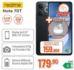 Expert Di Lella realme Note 70T offerta