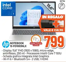 Expert Di Lella hp NOTEBOOK 15-FD1003NLX offerta