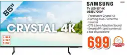 Expert Di Lella Samsung TV LED 85" 4K offerta