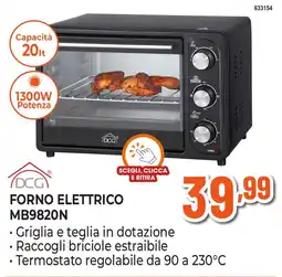 Expert Di Lella Forno elettrico DCG offerta