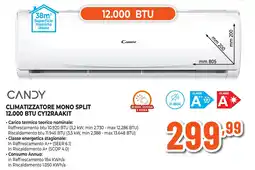 Expert Di Lella Candy climatizzatore mono split 12.000 btu offerta