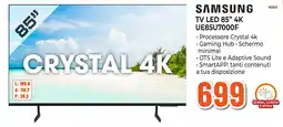Expert Di Lella Samsung TV LED 85" 4K offerta
