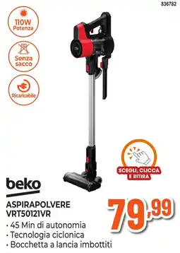 Expert Di Lella Beko Aspirapolvere VRT50121VR offerta