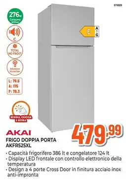 Expert Di Lella Akai frigo doppia porta akfr525xl offerta