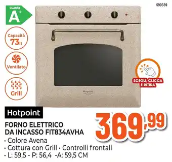 Expert Di Lella Hotpoint forno elettrico da incasso offerta