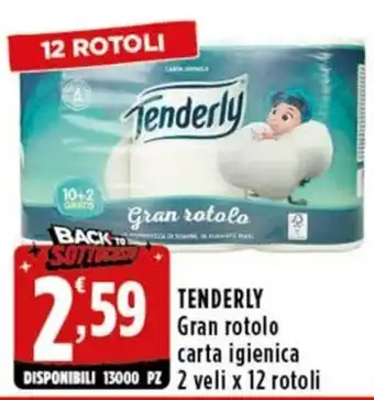 Tenderly Gran rotolo carta igienica