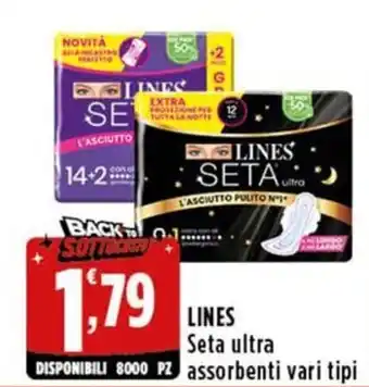 Lines Seta ultra assorbenti