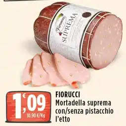 Rossotono Carrefour Fiorucci Mortadella suprema offerta