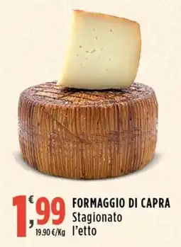 Rossotono Carrefour Formaggio di capra stagionato offerta