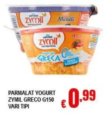 Parmalat yogurt zymil greco