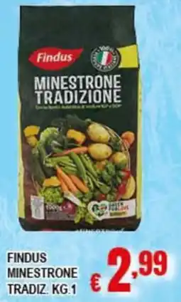 Risparmio Supermercati Findus Minestrone Tradizione offerta
