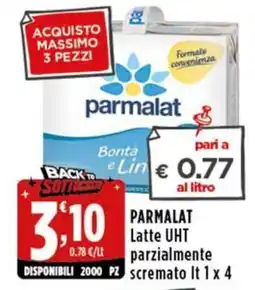 Rossotono Carrefour Parmalat Latte UHT parzialmente scremato offerta