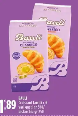 Rossotono Carrefour Bauli Croissant classico pistacchio offerta