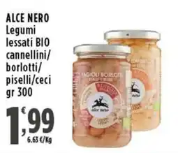 Rossotono Carrefour Fagioli borlotti legumi lessati BIO alce nero offerta
