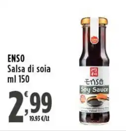 Rossotono Carrefour Enso salsa di soia offerta
