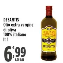 Rossotono Carrefour Olio extra vergine di oliva Desantis offerta