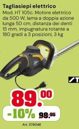 TuttoGiardino Tagliasiepi elettrico ST offerta
