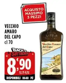 Rossotono Carrefour Vecchio amaro del capo offerta