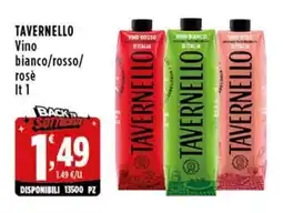 Rossotono Carrefour Tavernello Vino bianco/rosso/rosè offerta