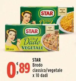Rossotono Carrefour STAR Brodo vegetale offerta