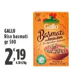 Rossotono Carrefour Gallo Riso basmati offerta