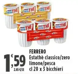 Rossotono Carrefour Ferrero Estathè classico offerta