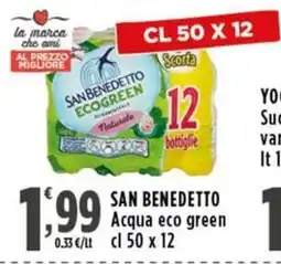 Rossotono Carrefour San Benedetto Acqua eco green offerta