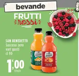 Rossotono Carrefour San Benedetto Succoso zero offerta